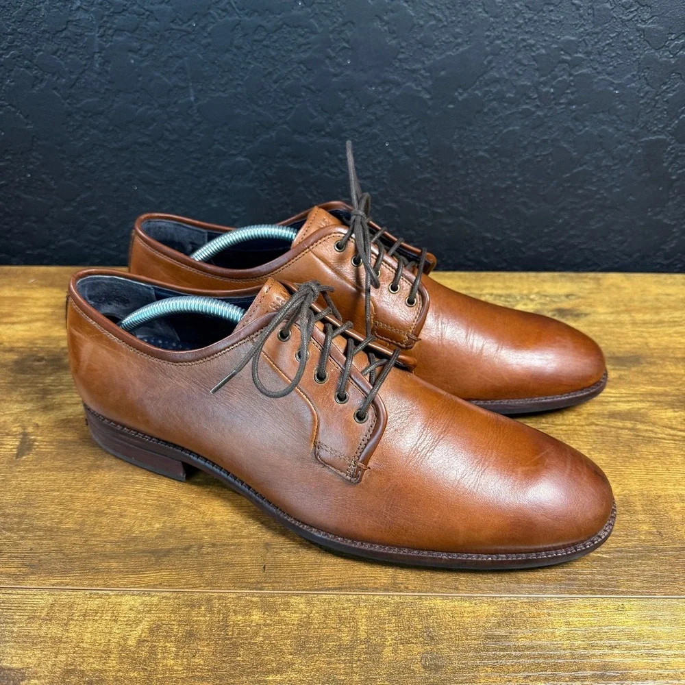 Cole Haan Grand 360 C29029 British Tan Leather Derby Mens 10 M